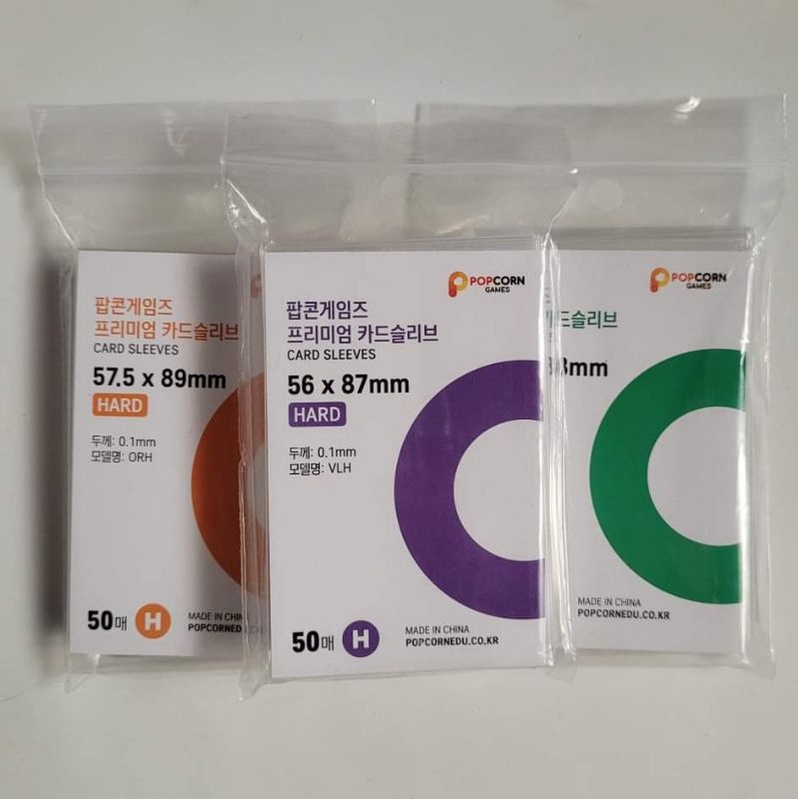 Popcorn Games Card Sleeves HARD ONHAND (sold per pack) Shopee Philippines