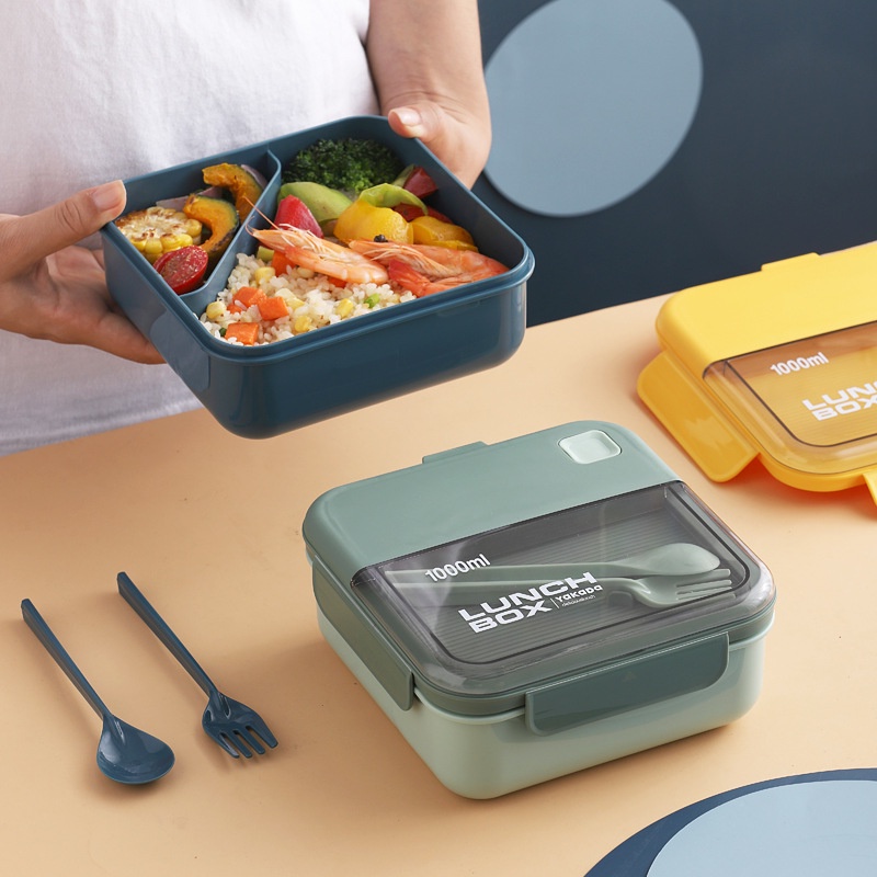 Lunch Box Bento Box for School Kids Office Worker 2layers Microwae Heating  Lunch Container Food Storage Box