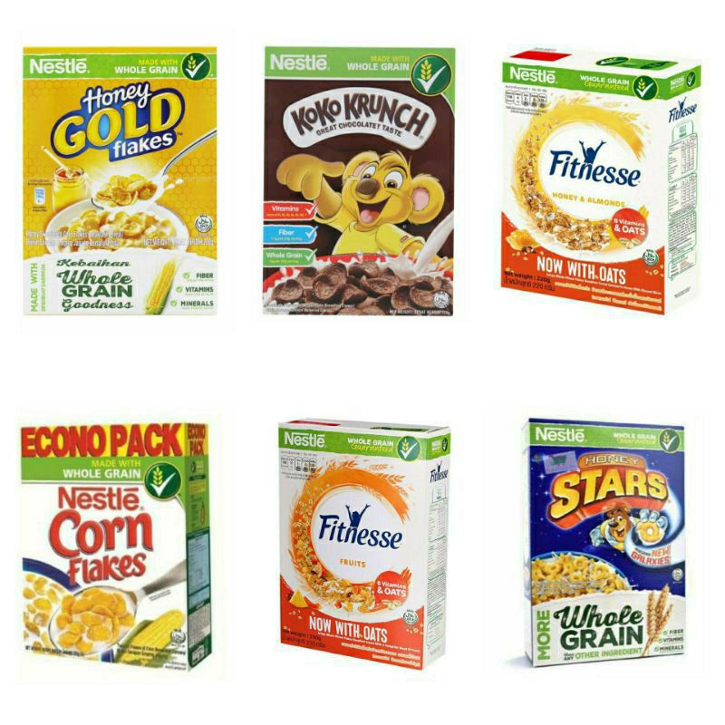 Nestle Cereals (Honey Gold Flakes, Koko Krunch, Fitnesse, Corn Flakes ...