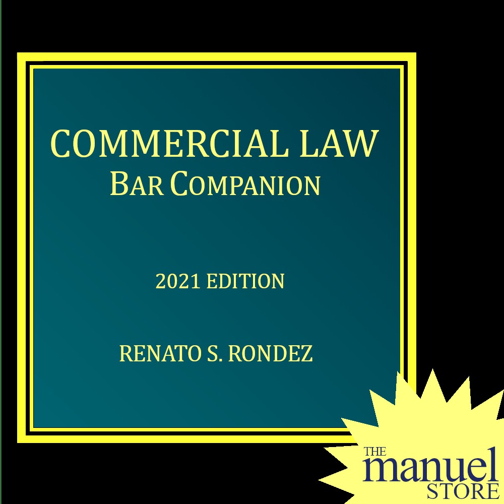 Rondez (2021) - Commercial Law Bar Companion - Reviewer in on - by ...