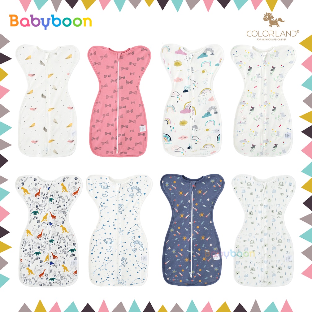 COLORLAND Love to Swaddle Up dream newborn sleep sack infant wrap baby