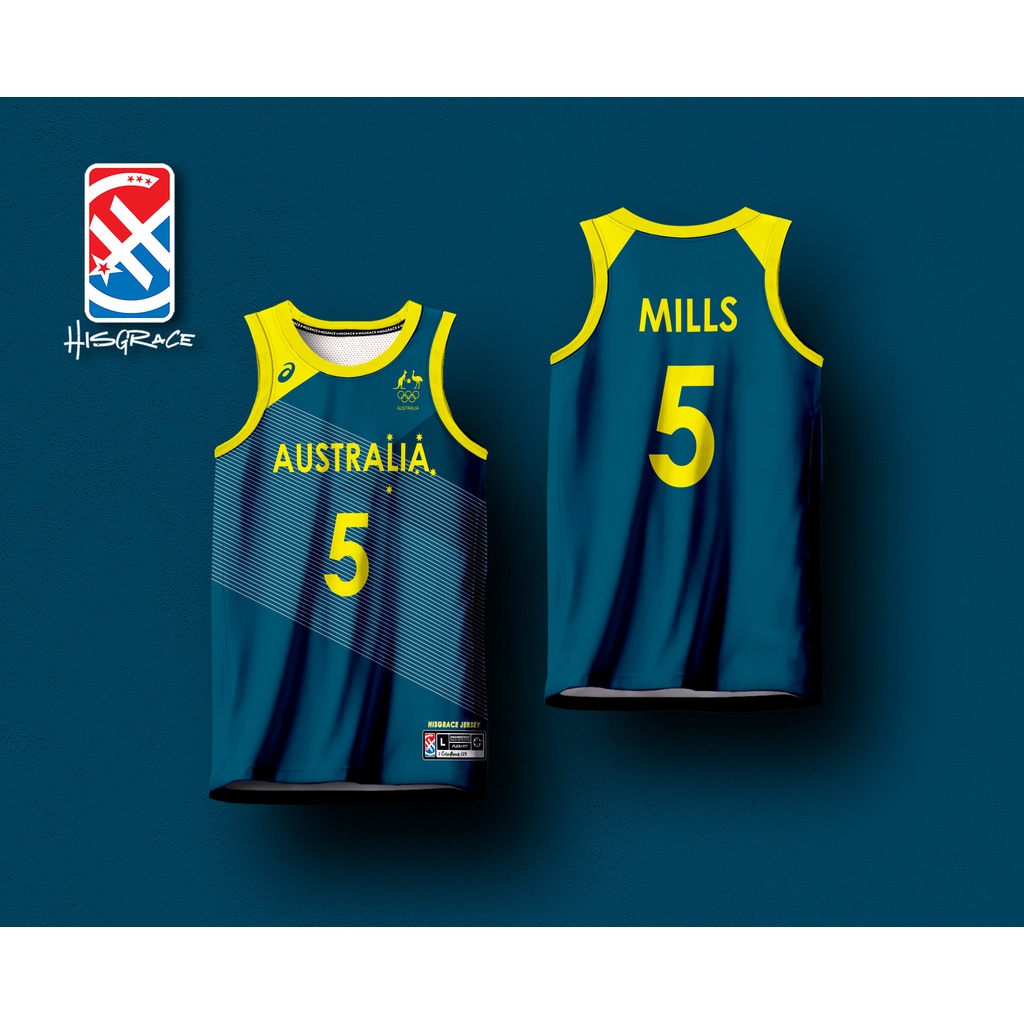 Australia basketball outlet uniform