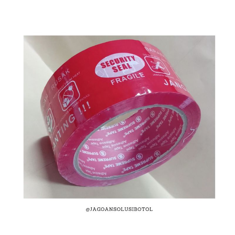 Red FRAGILE Duct. Don't Be Branch! 48 mm x 100 Yards | Shopee Philippines