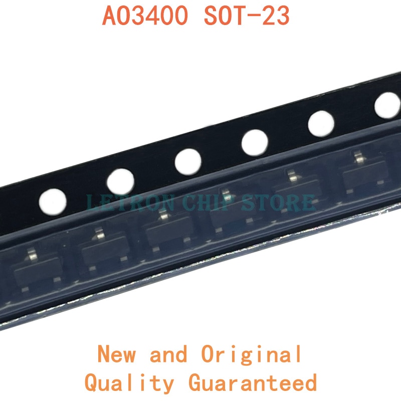100 pces ao3400 sot-23 a09t sot23 smd mosfet novo e original chipset ic ...