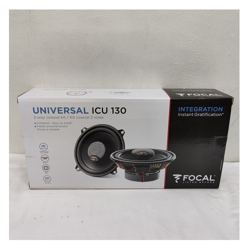 KIT 2 Haut-parleurs Coaxiaux Focal Universal ICU 130 - 60W RMS 13 Cm