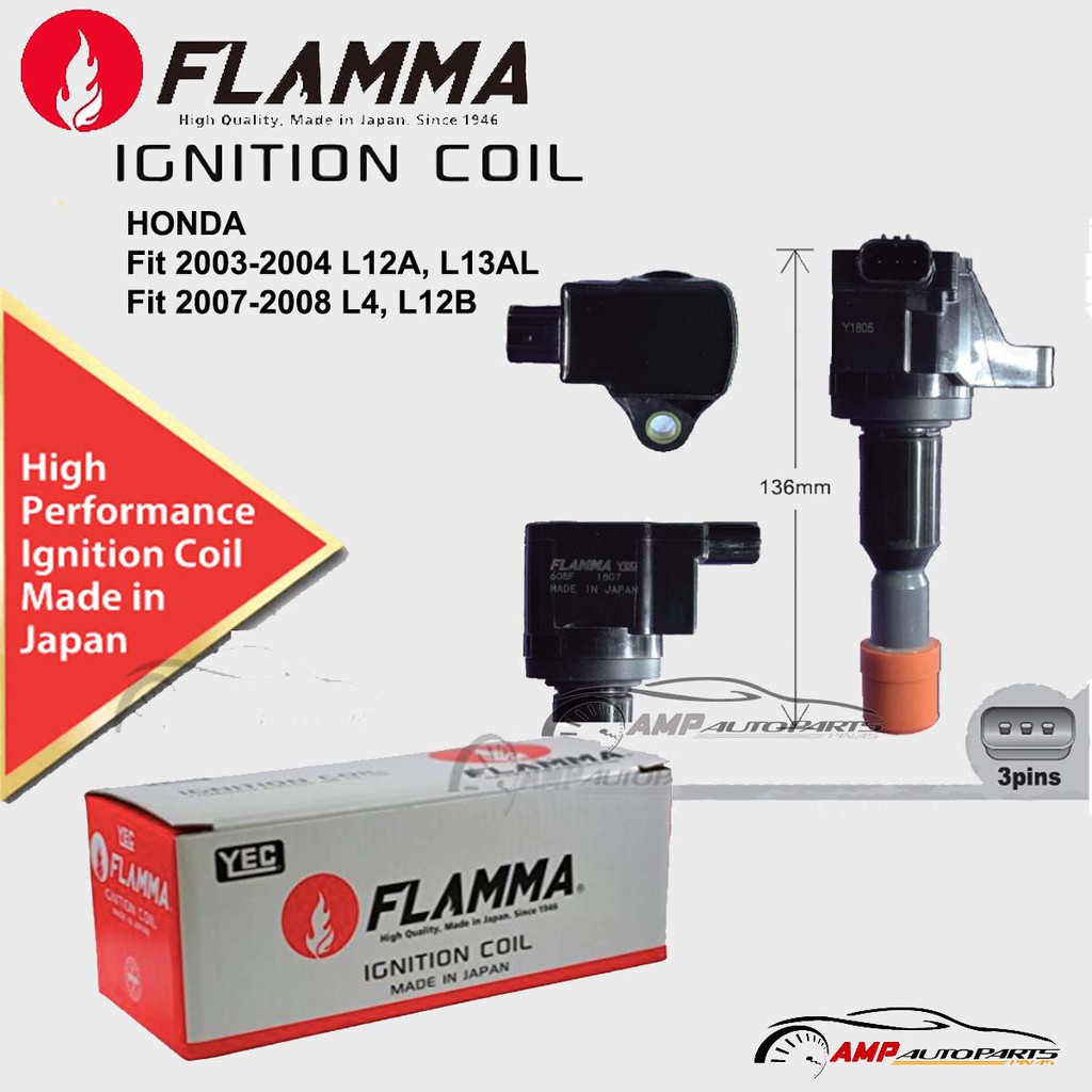 YEC IGNITION COIL HONDA Jazz , FIT , Honda City L13 L15A VTEC 20072008