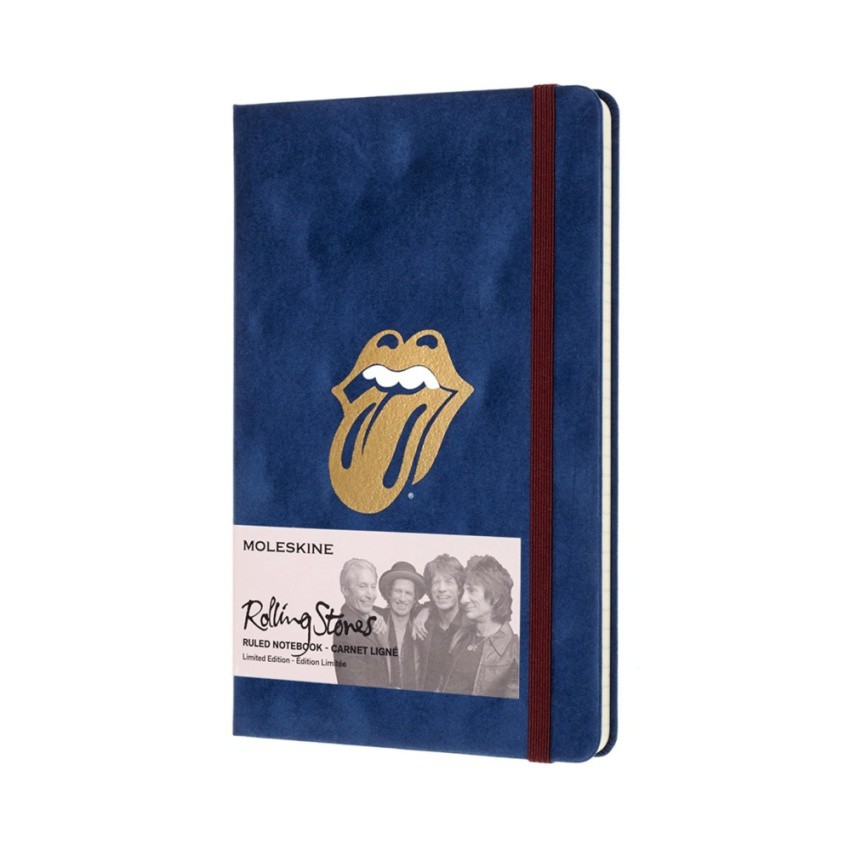 Moleskine Limited Edition Rolling Stones Large Ruled Notebook (Flock ...