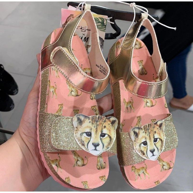 H and m outlet girls sandals