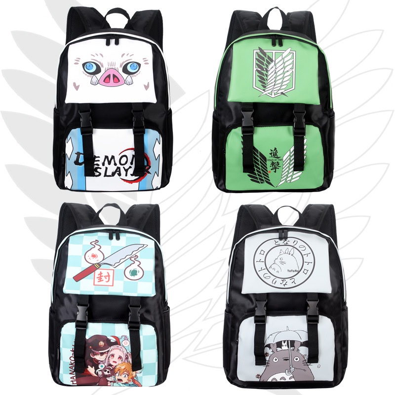 Anime Merchandise Backpack Demon Slayer One Piece Naruto Attack On ...