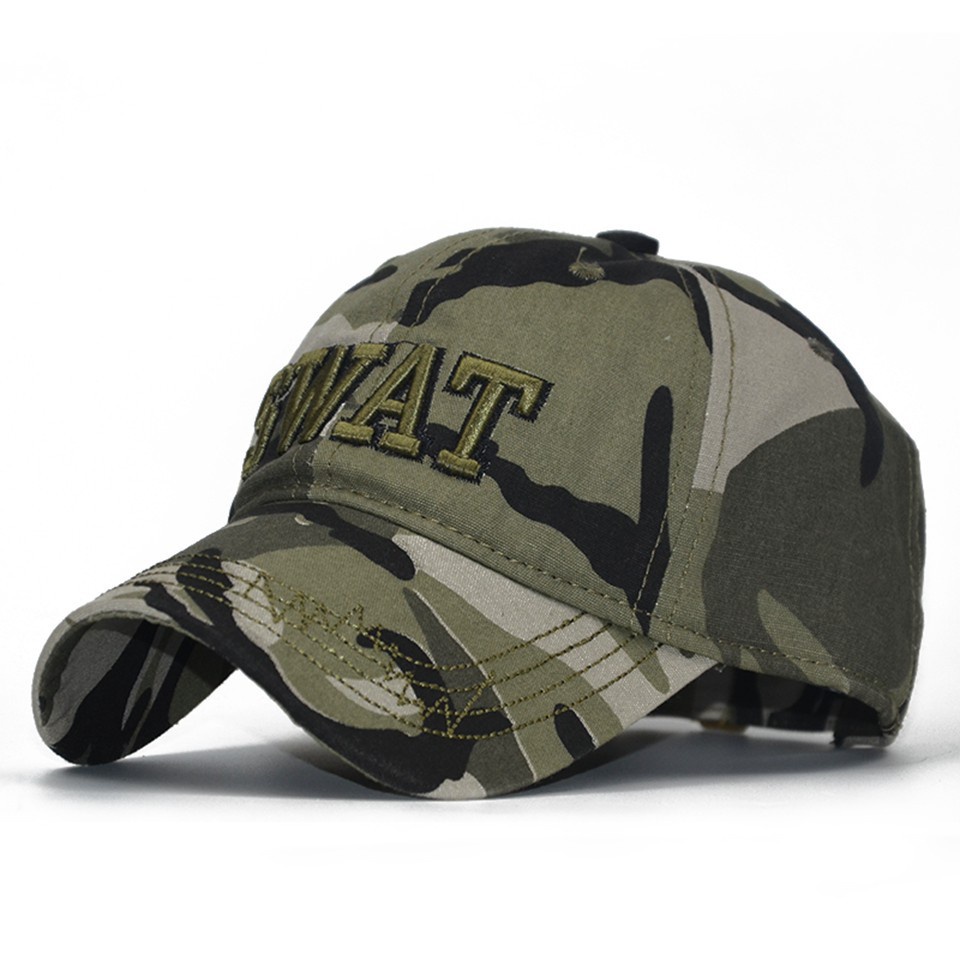 New Camo Baseball Cap Fishing Caps Men Outdoor Hunting SWAT Army Camouflage  Hat Airsoft Tactical Hiking Casquette Hats