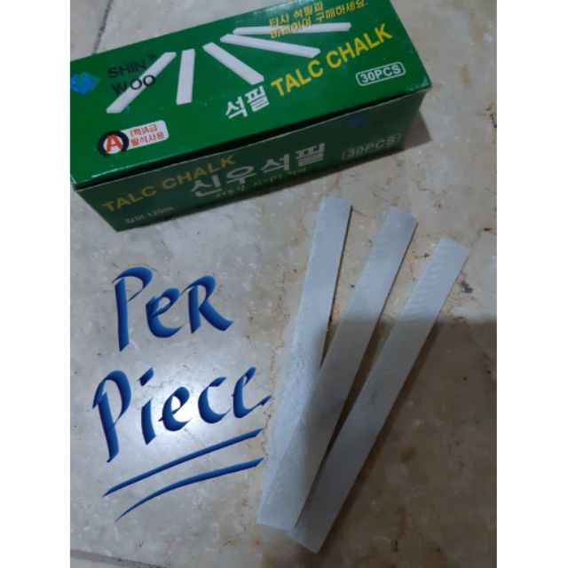 Korean Talc Chalk / Chalk Stone / Soft Stone / Marker (per piece) Shopee Philippines