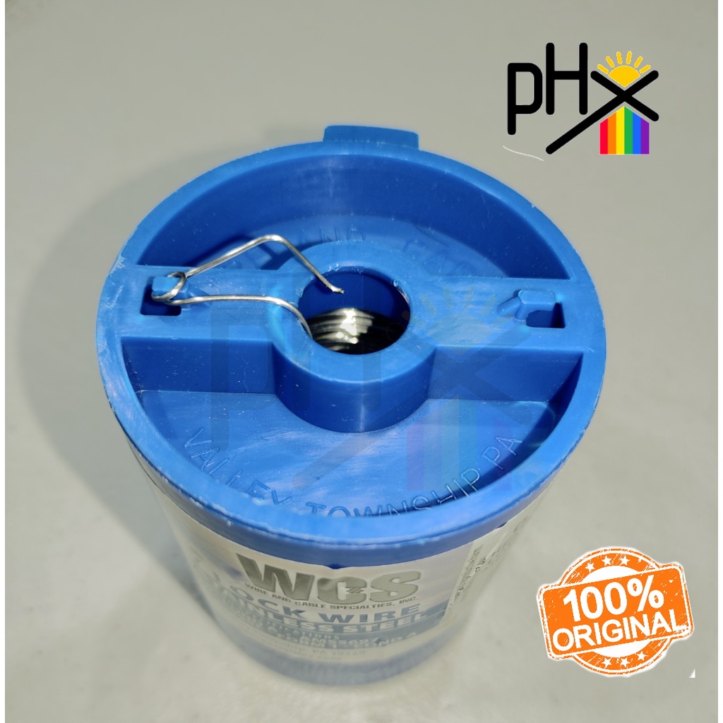 WCS Safety Lock Wire - Tempered 302/304 Stainless Steel - 0.032