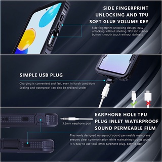 Xiaomi Redmi Note 13 Pro 5G IP68 Waterproof Case Diving Cases ...