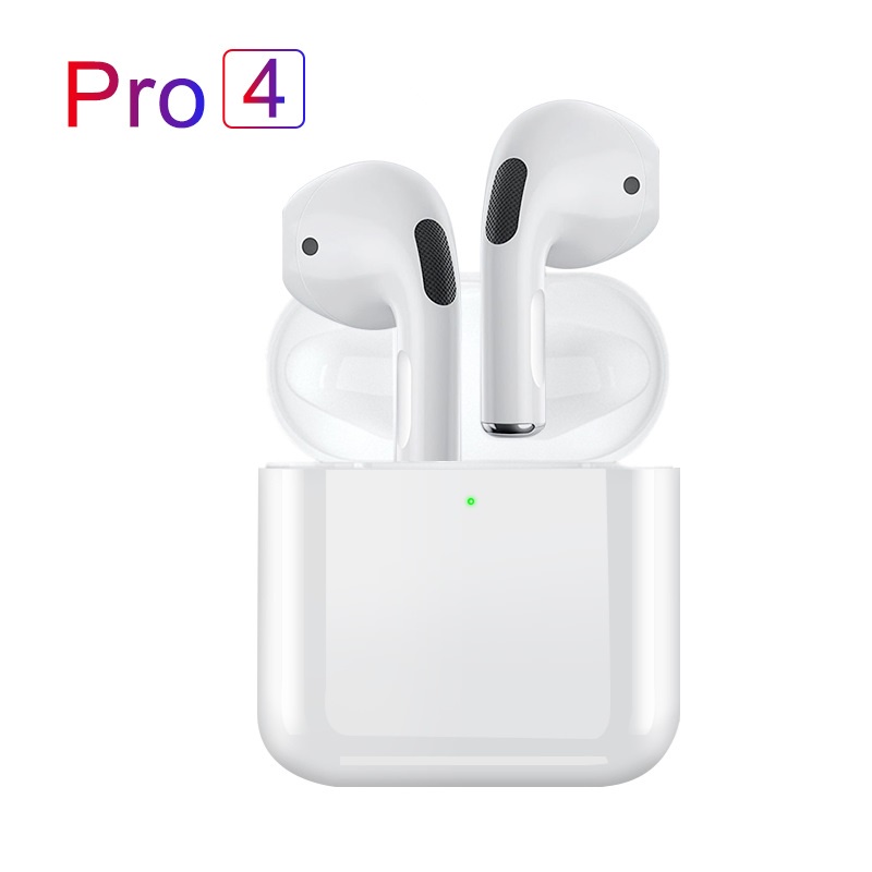 Pro 4 TWS Wireless Headphones Earphone 5.0 Waterproof Headset with Mic for