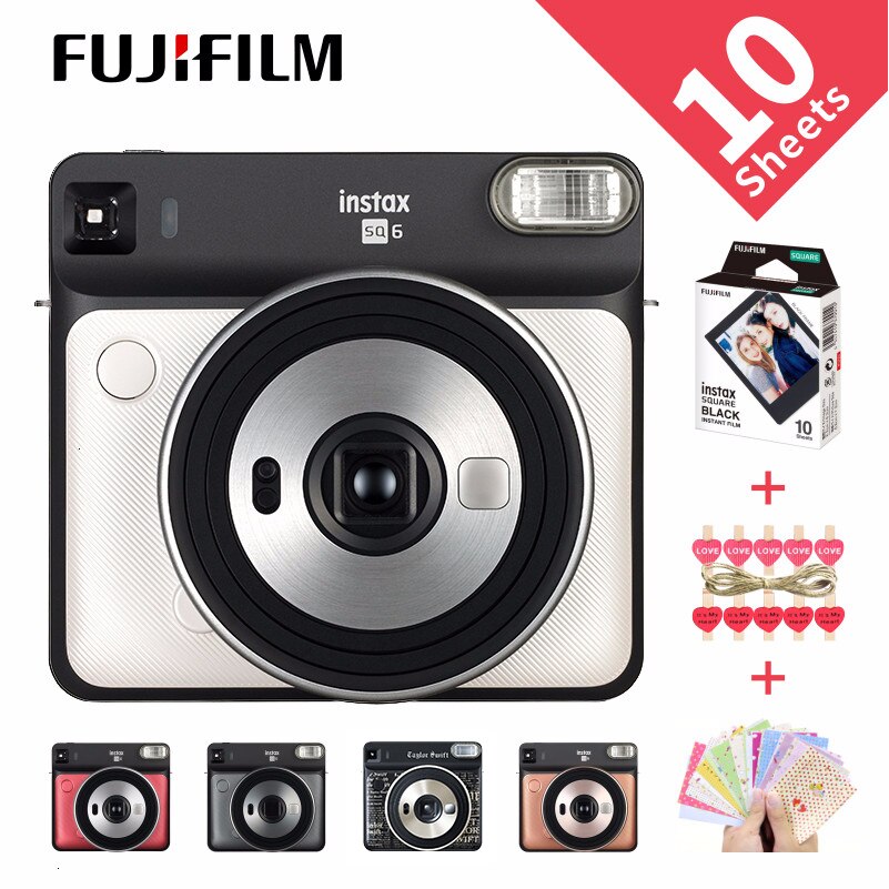 5 Colors Fujifilm Instax SQUARE SQ6 Instant Film Photo Camera