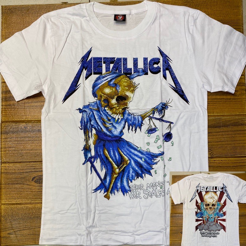 Metallica t outlet shirt white