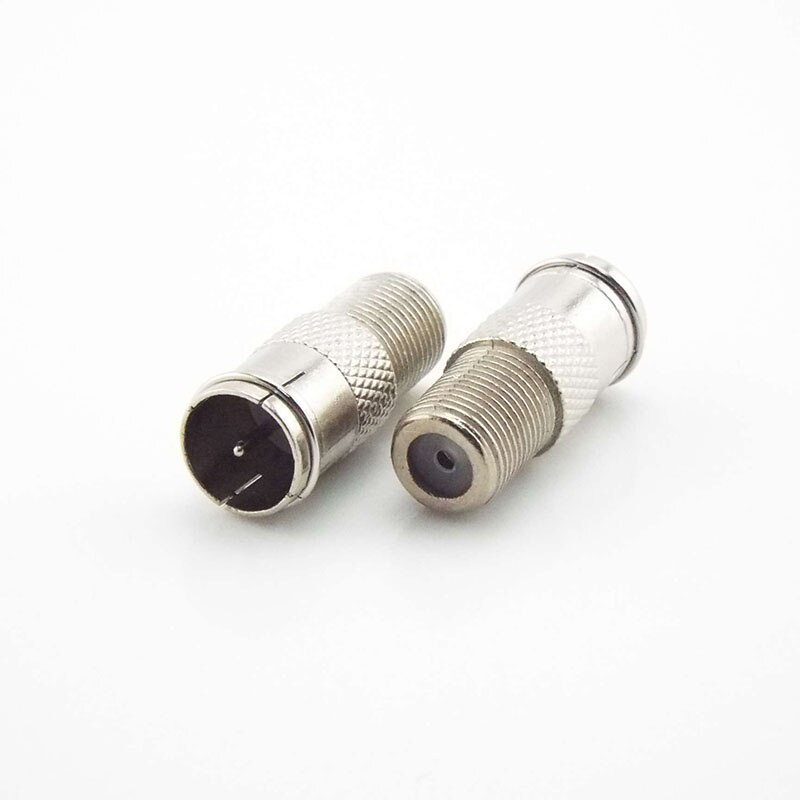 F Type Quick Plug Rf F Female Head Socket Coax Coaxial Cable Adapter ...