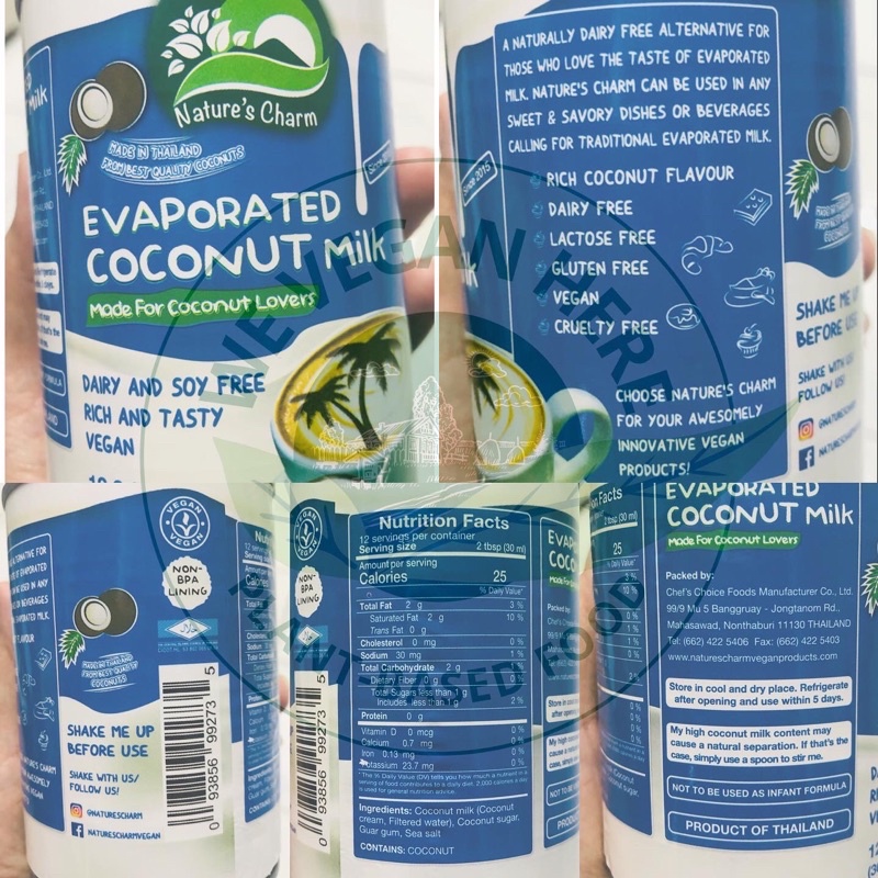 Evaporated Coconut Milk 360ml Shopee Philippines