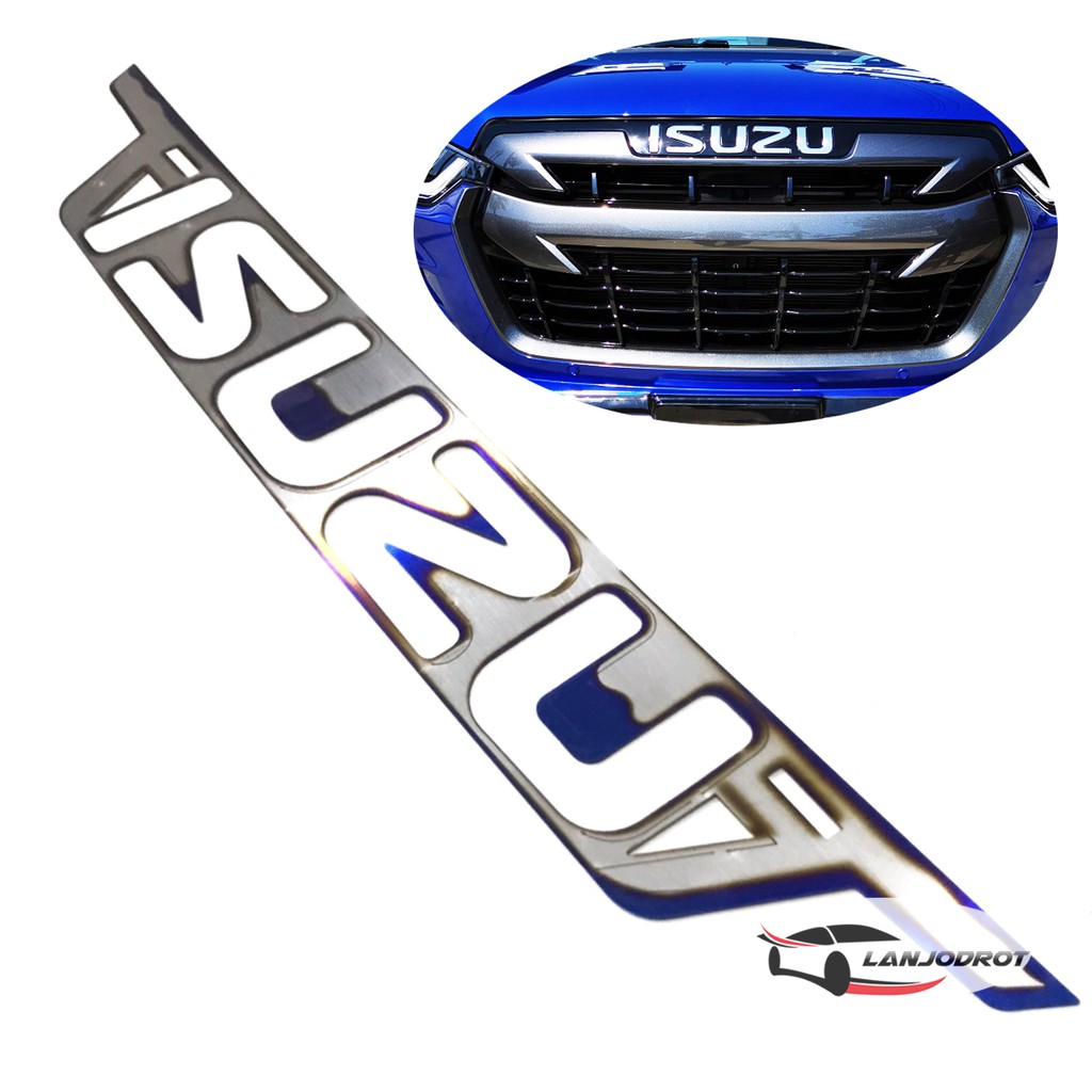 Logo Label Frame Plate Cover Logo All New Isuzu D Max 2020 Isuzu D Max