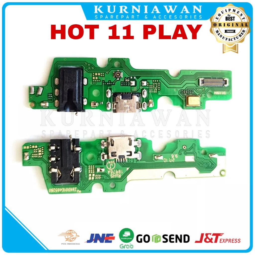 Infinix Hot 11 Play Charger Connector X688 x688b Pcb Board Usb Mic Con ...