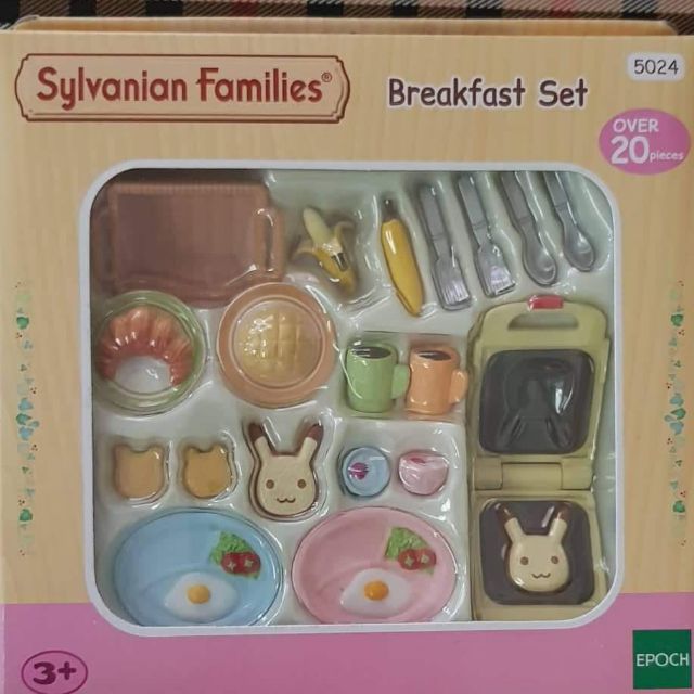 Sylvanian families best sale breakfast set