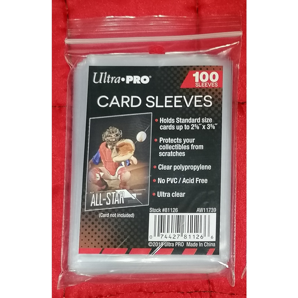 Ultra Pro PREMIUM Soft Card Penny Sleeves 1 Pack of 100 for Standard Sized  Cards
