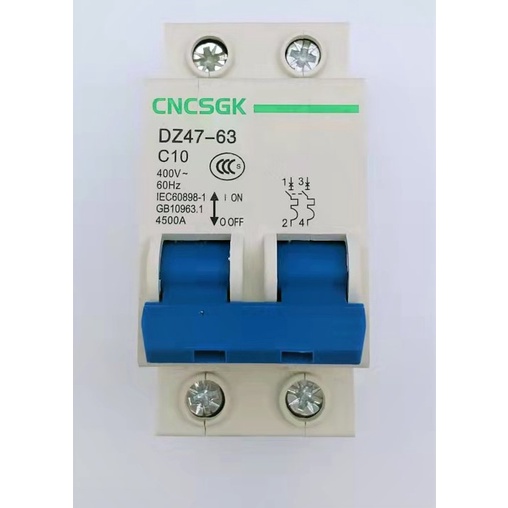 AC Breaker DC Breaker 10A 16A 20A 32A 40A 50A 63A 125A 2 Poles Shopee