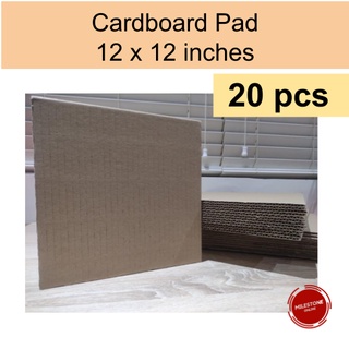 SHEUTSAN 200 Pack 6 x 4 inch Brown Corrugated Cardboard Sheets, 1.5mm Thick Corrugated Cardboard Sheets Pads for Albums Cover, Scrapbook, Printouts