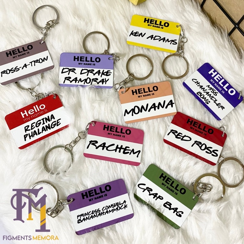 FM | FRIENDS TV Show (Fake names) Metal Keychain | Shopee Philippines