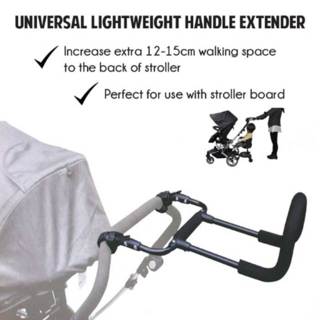 Englacha Handle Extender Cozy Stroller for use with Stroller Board ...