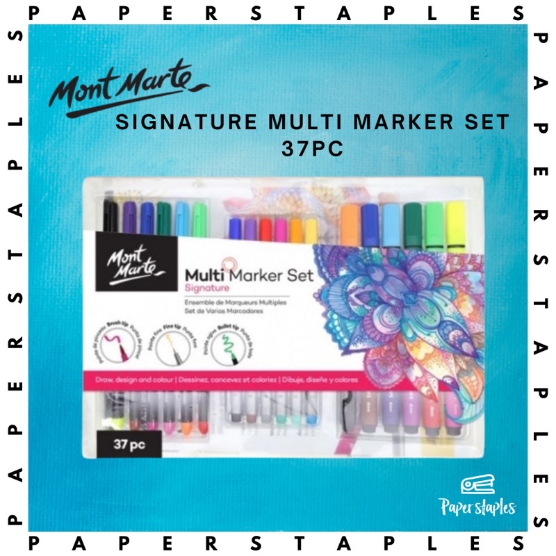 Signature multi marker Mont Marte set 37pcs.