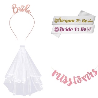 Bride To Be - Bachelorette Party Veil Gift/Pink & Gold Cute Bach Bridal  Shower Decorations - Yahoo Shopping