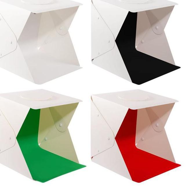 9.9 MINI STUDIO BOX COMPLETE LIGHTING LED BACKGROUND/MINI STUDIO PHOTO ...