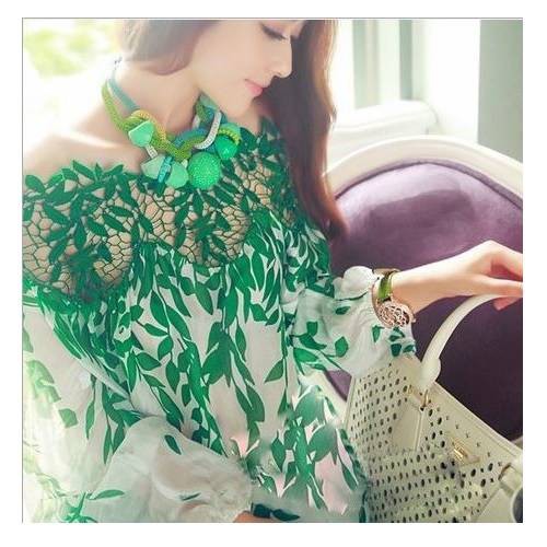 Fitted cheap chiffon blouse