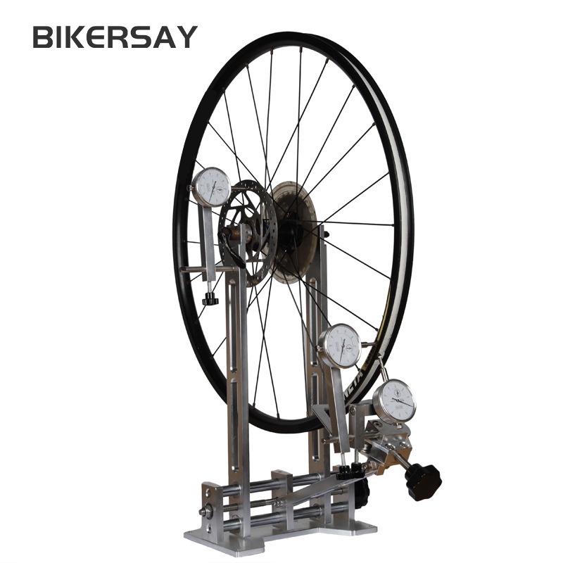 BIKERSAY Professional Bicycle Wheel Truing Stand with Dial Indicator ...