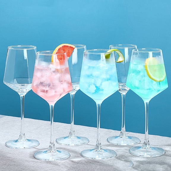 DELISOGA Wine glass crystal unique design champagne glass gift boxed