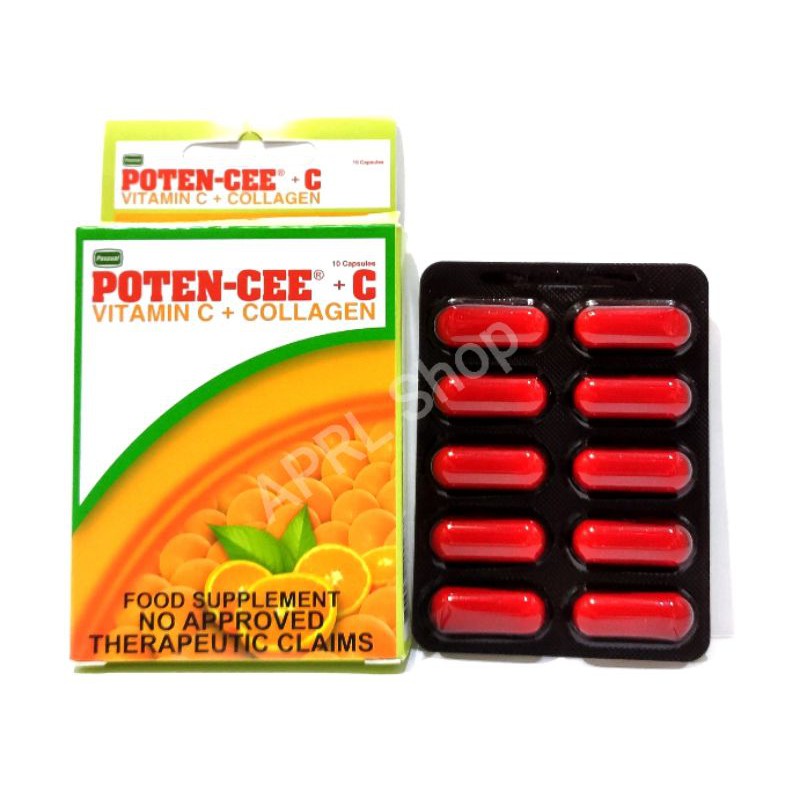 POTENCEE + COLLAGEN (10 Capsules) Shopee Philippines