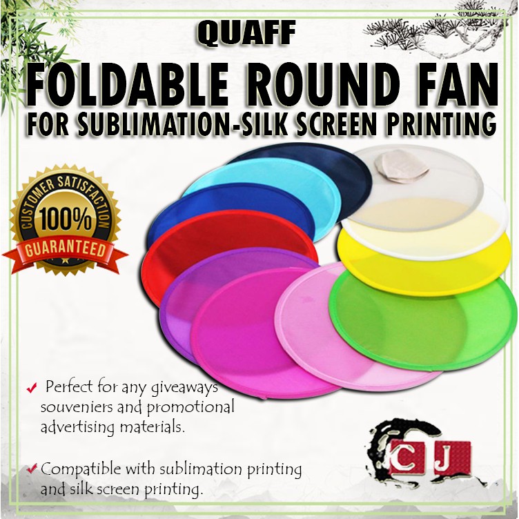 PRINTABLE ROUND FAN (100pcs) sublimation print | Shopee Philippines