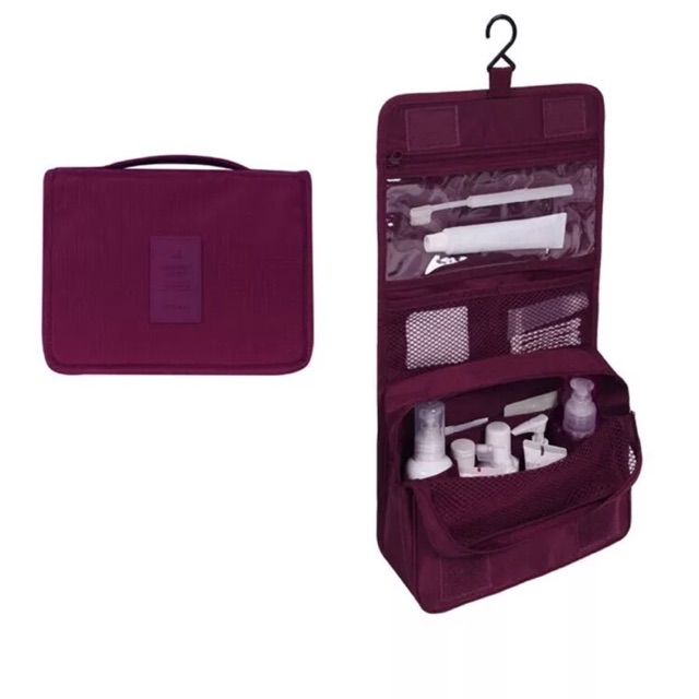 Portable toiletry ,cismetic organizer hanging bag Shopee Philippines