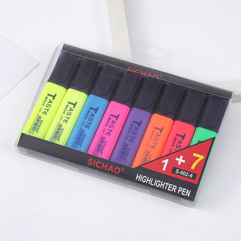 Colorful highlighter,marker,student highlighter set | Shopee Philippines