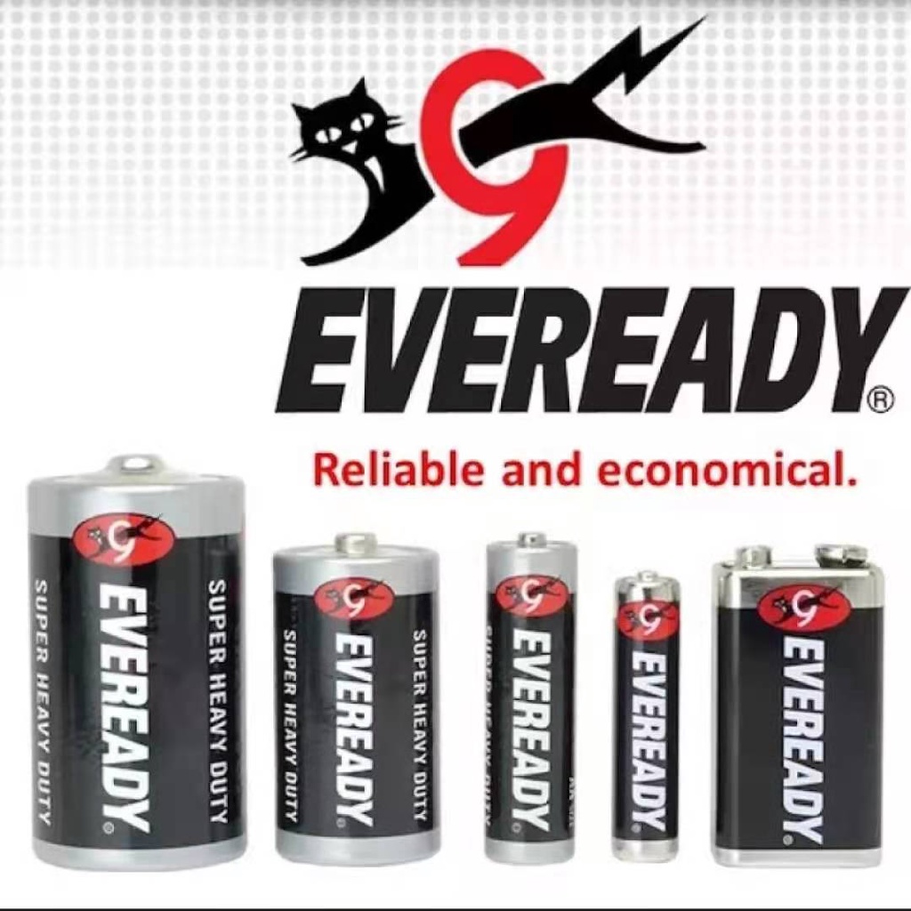 ORIGINAL EVEREADY BATTERIES TRIPLE A / DOUBLE A (AAA /AA ) Shopee