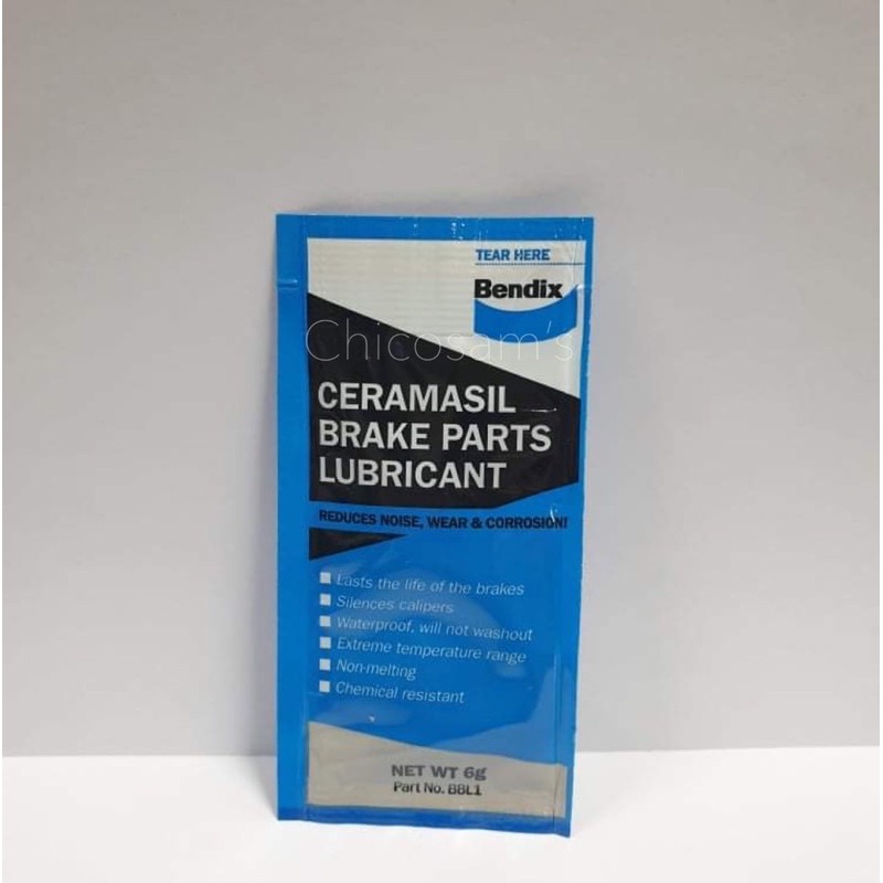 Bendix Brake Grease Ceramic Lubricant 6 Grams Sachet (Bendix