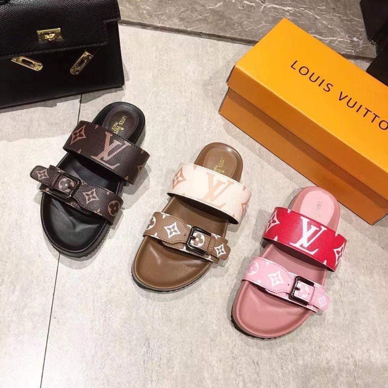 Lv hot sale strap sandals