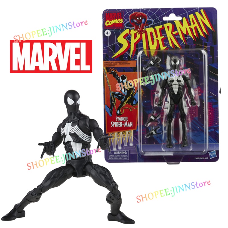 JINN Marvel Legends BEN REILLY SPIDER-MAN & SYMBIOTE SPIDER-MAN Action ...