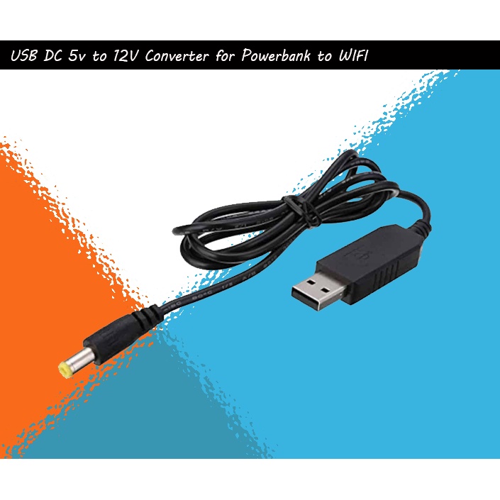 USB Auf DC Boosterkabel Mit LED Anzeige – Wandelt 5V Auf 9V/12V Für Router & Mehr