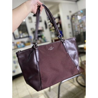 Coach ava hot sale tote oxblood