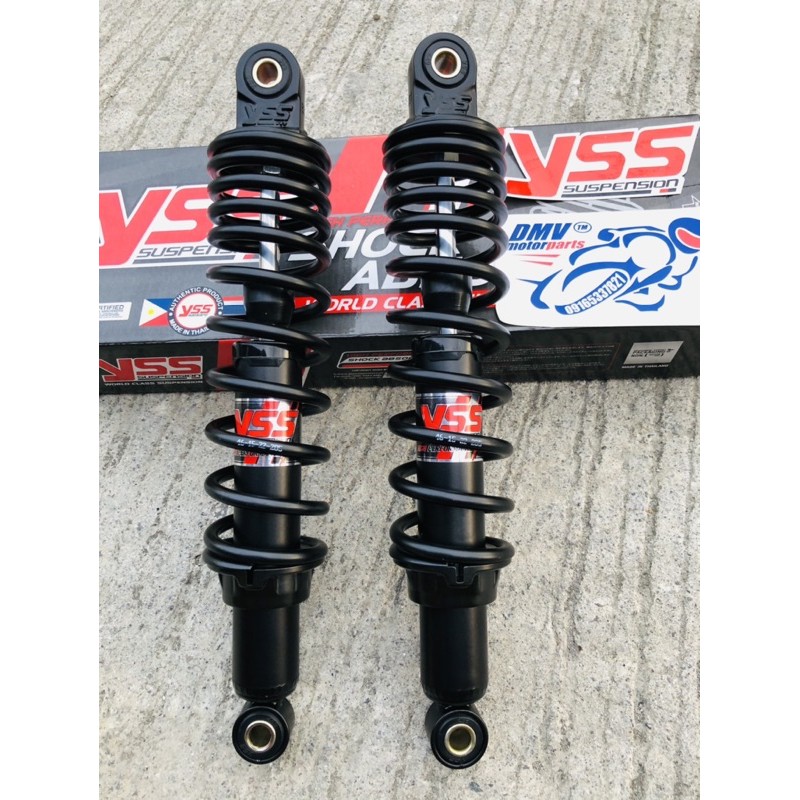 Yss Top Plus Dual Rear Shock 320mm (Black) for WAVE / XRM | Shopee ...