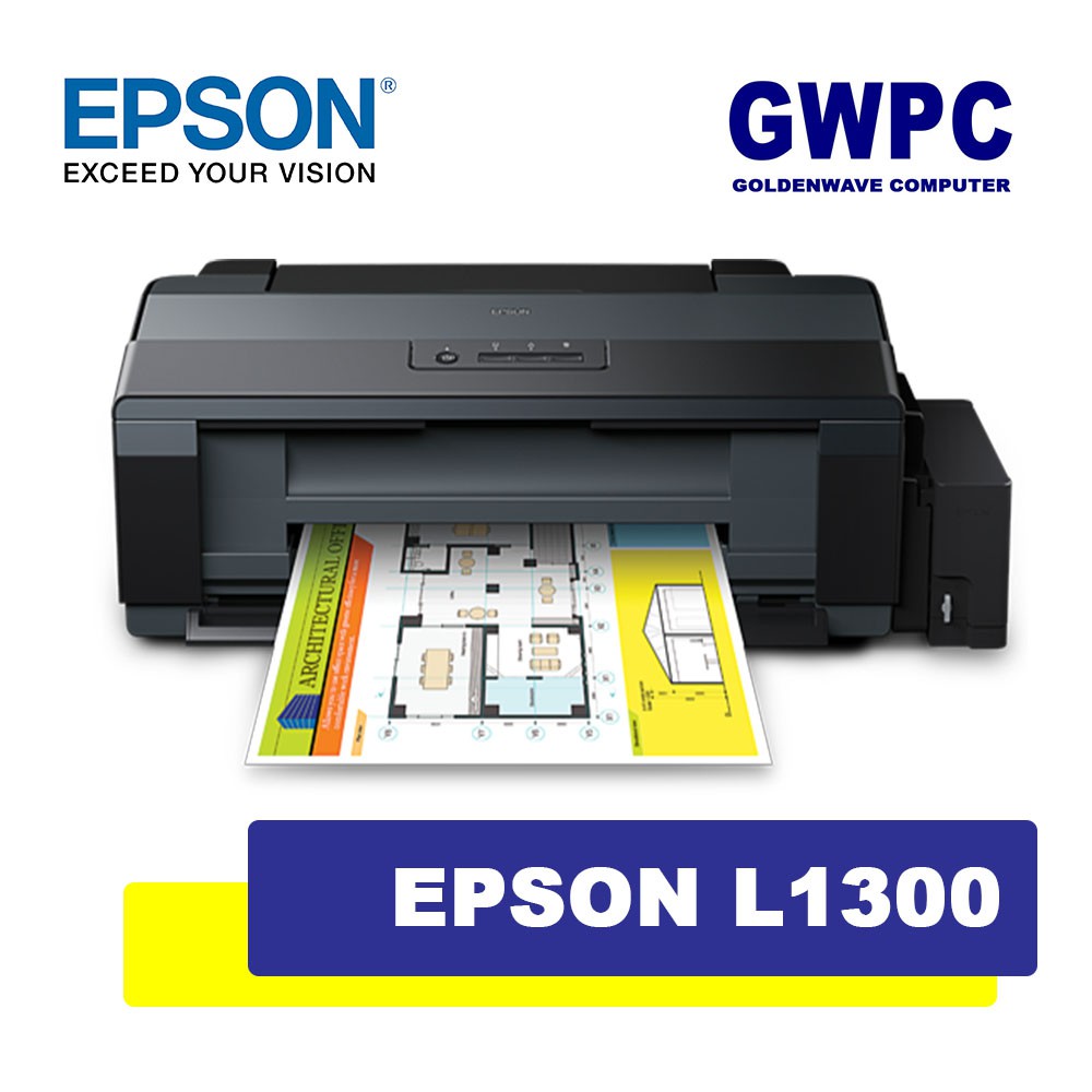 Epson L1300 A3 Ink Tank Printer with Original Ink Shopee Philippines