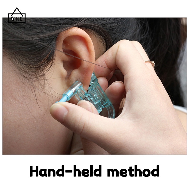 Disposable Sterile Ear Gun Manual Ear Piercing Gun Painless Ear Piercing Device Ear Piercing Gun