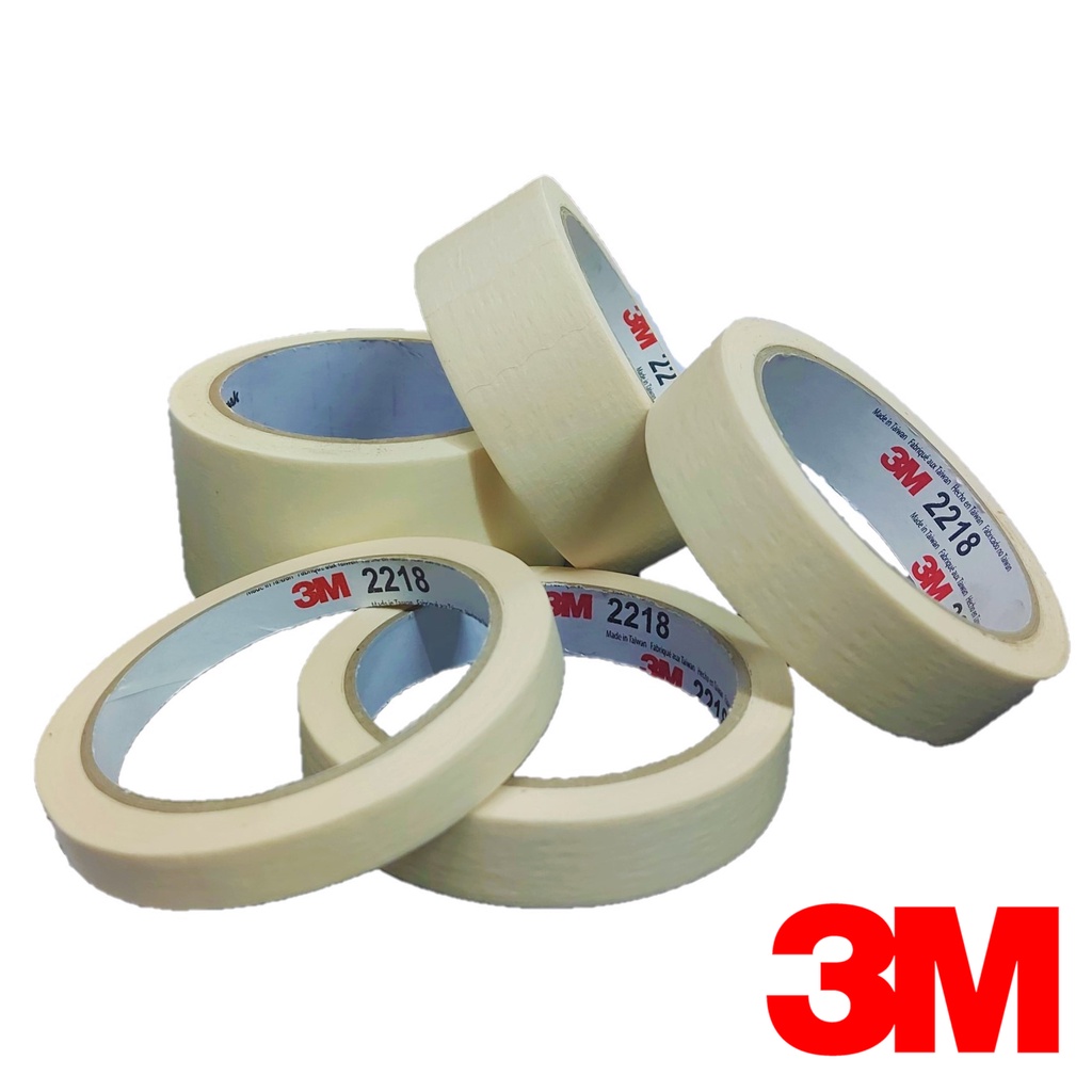 3M Masking Tape (Original) 1/2", 3/4", 1", 1 1/2", 2" Shopee